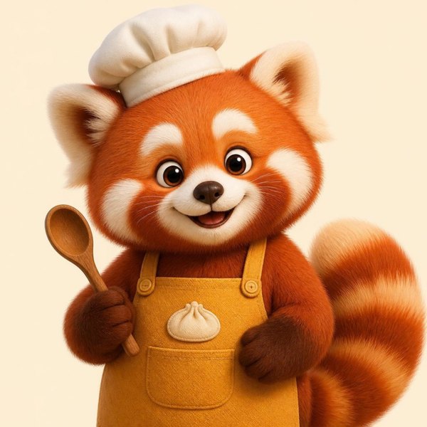 Momo the red panda